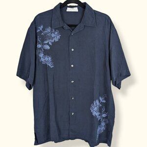 Geoffrey Beene Silk Short Sleeve Shirt